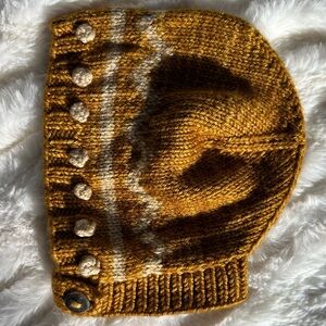 Misha & Puff Zig Zag Bonnet Merino Wool 6-12 mo